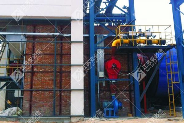 流化床燃煤燃氣熱風爐